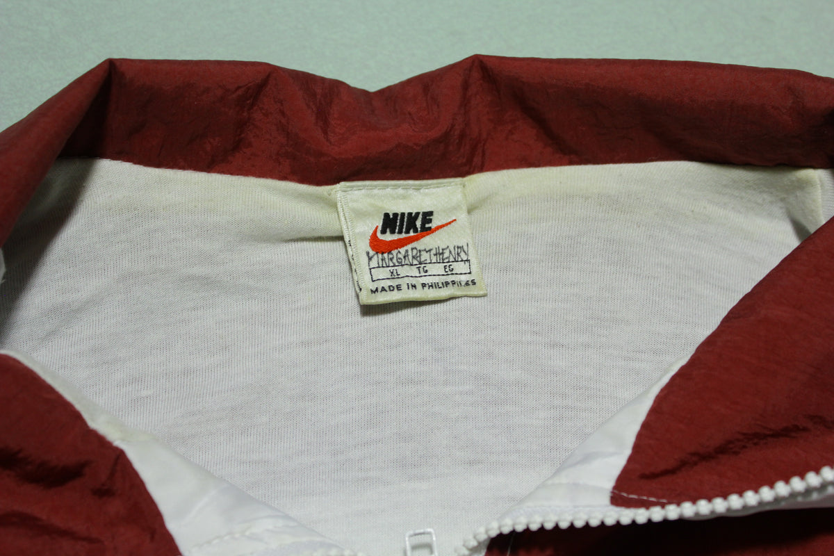 Bethel Braves Nike Vintage 90's White Tag Track Windbreaker Jacket –  thefuzzyfelt