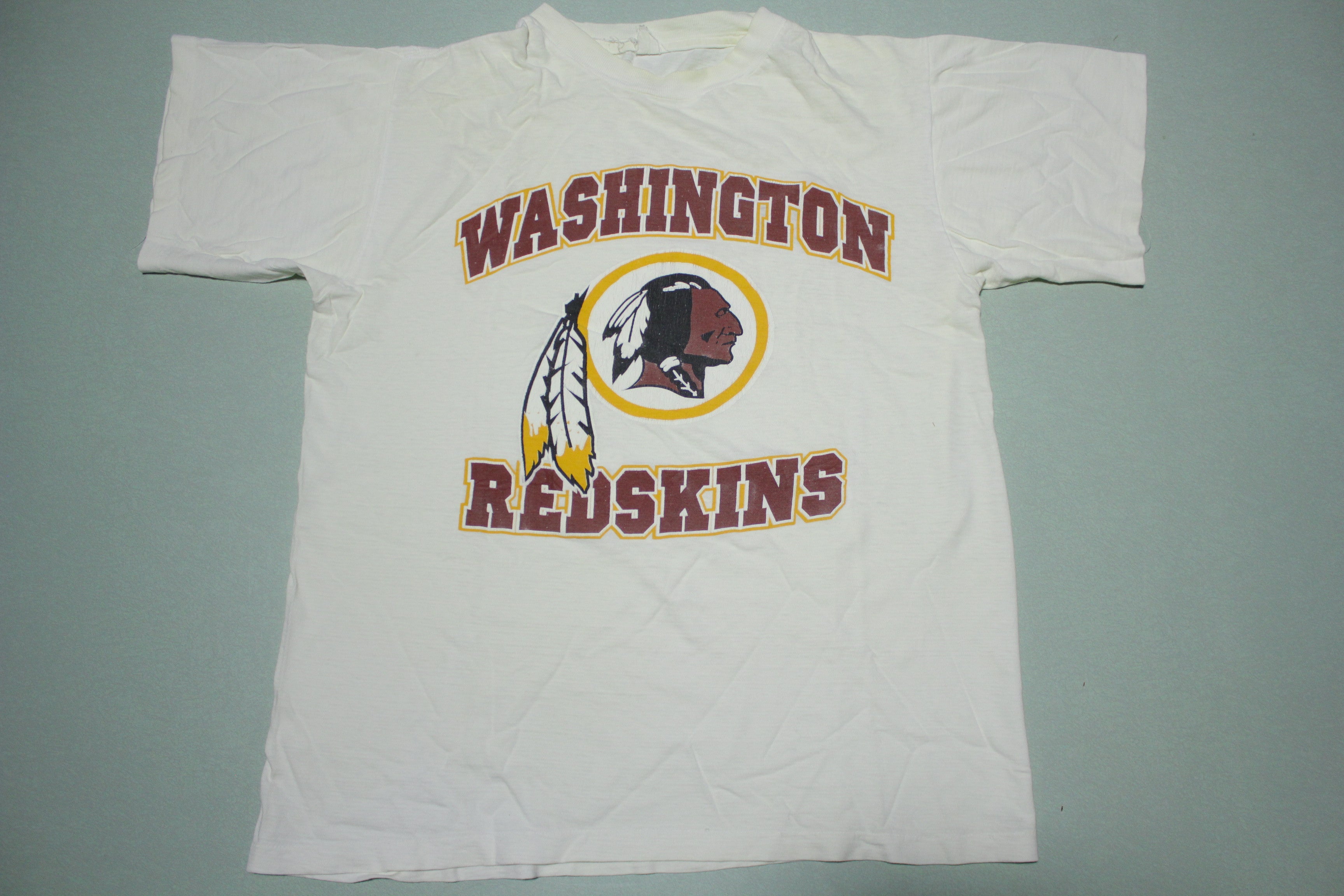 Washington Redskins Vintage Single Stitch 1980's Football NFL T