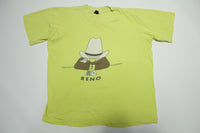 Reno Gambler Vintage 1979 BlueBaugh 70's Tourist Blackjack T-Shirt