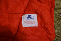 San Francisco 49er's Gold Satin Starter 80's Jacket Rare Made in USA