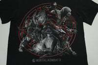 Mortal Kombat X Sub Zero Scorpion Video Game Promo T-Shirt