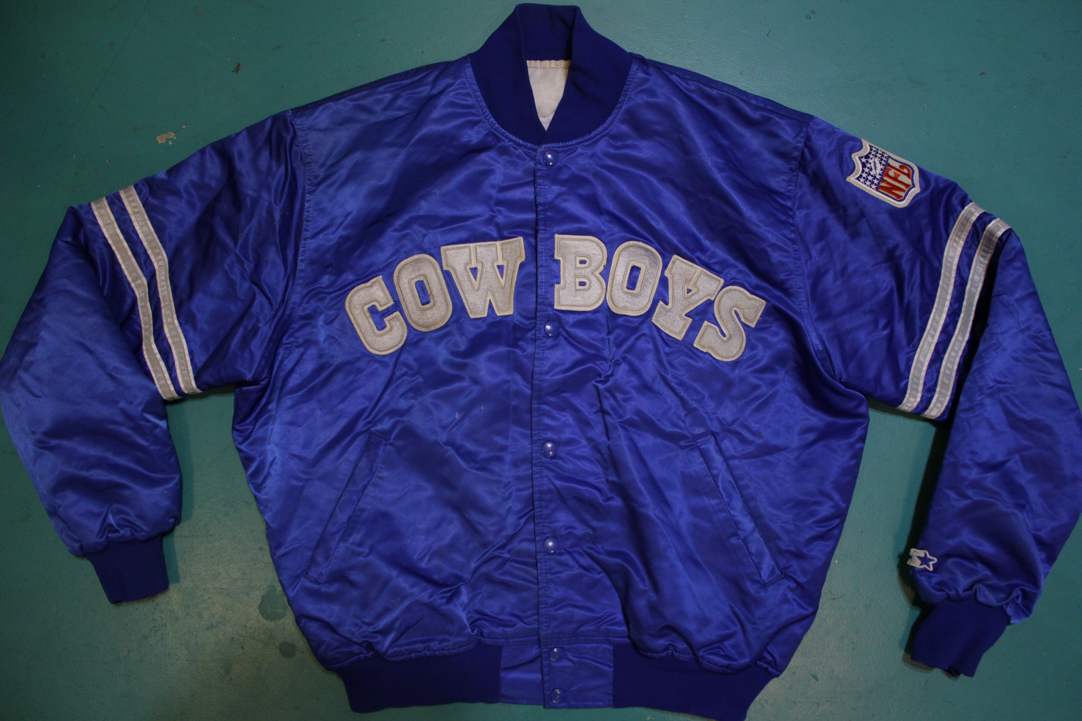 Dallas Cowboys 80's Satin Pro Line Starter Jacket – thefuzzyfelt