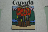Canada Mounties Vintage Hamilton Ontario Canadian Single Stitch T-Shirt