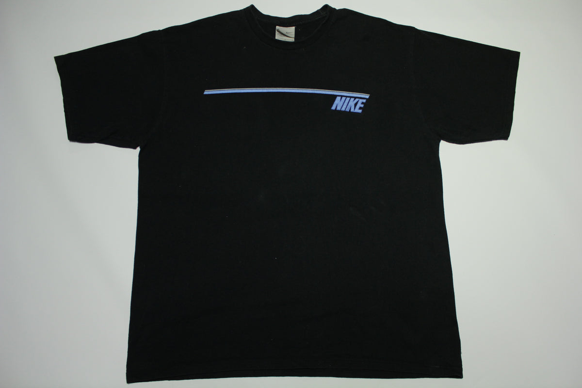 Nike Basic Black Y2K Vintage 2000's Script Spell Out T-Shirt
