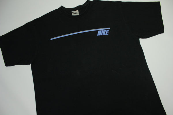 Nike Basic Black Y2K Vintage 2000's Script Spell Out T-Shirt