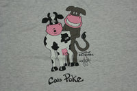 Cow Poke 1986 Udder Nonsense Vintage Made in USA T-Shirt