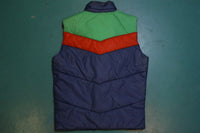 Weather Watcher 80's Vintage Tri-Color Puffer Vest