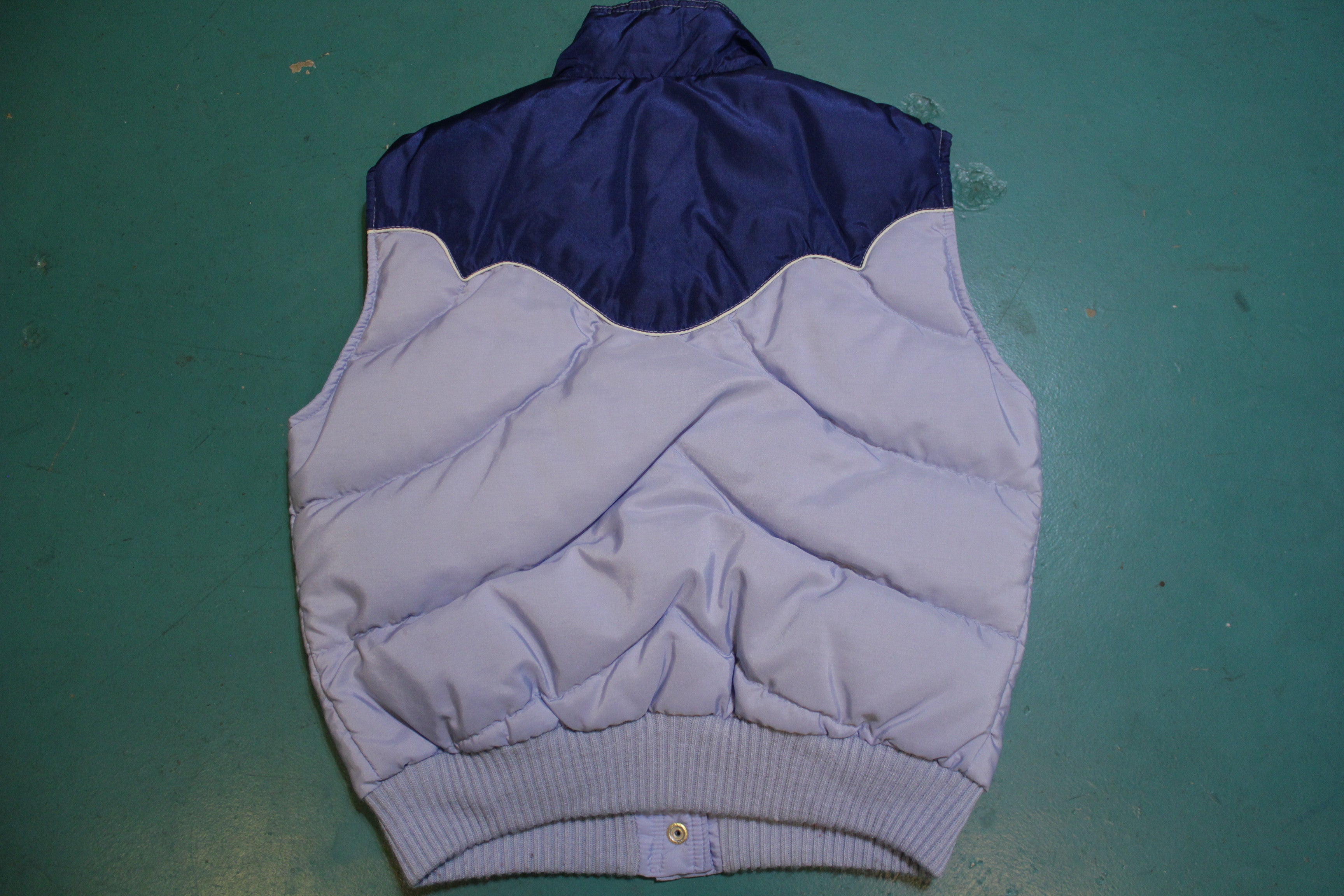 Tempco Made in USA Down Insulated 80's Vintage Western Ski Vest