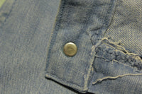 Levis Big E Talon 42 Zipper Vintage 60's Light Wash Denim Blue Jeans
