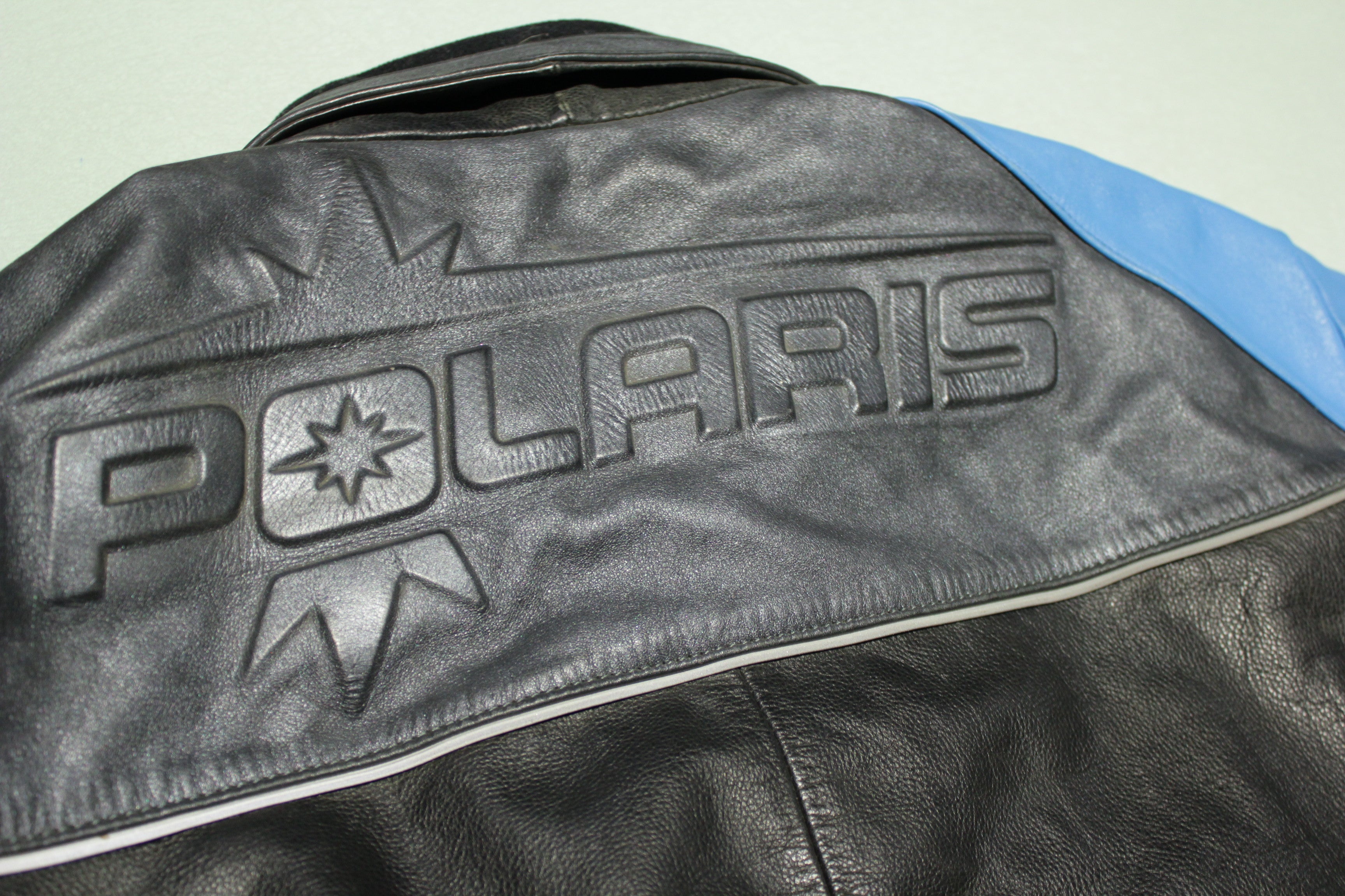 Polaris Hein Gericke Vintage 80's 90's Leather Snowmobile Large