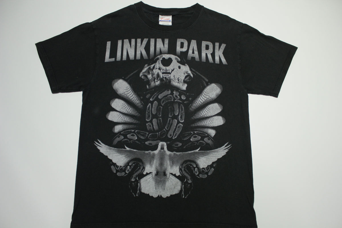 Linkin Park A Thousand Suns White Dove 2010 World Tour Concert Band T-Shirt