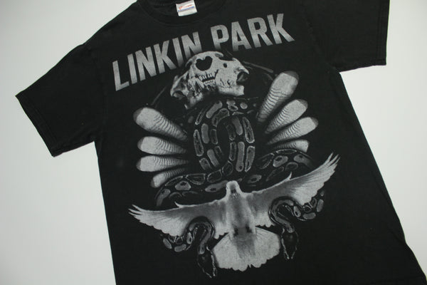 Linkin Park A Thousand Suns White Dove 2010 World Tour Concert Band T-Shirt