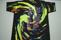 Van Halen All Over Print Live 1993 World Tour FOTL Single Stitch USA Made T-Shirt