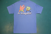 Blue Go SpongeBob Squarepants Patrick 2001 Vintage Official T-shirt NWOT Crispy Mint.