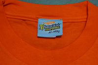 Orange SpongeBob Squarepants Booty Made in USA Vintage 2001 T-shirt Official Crispy Mint