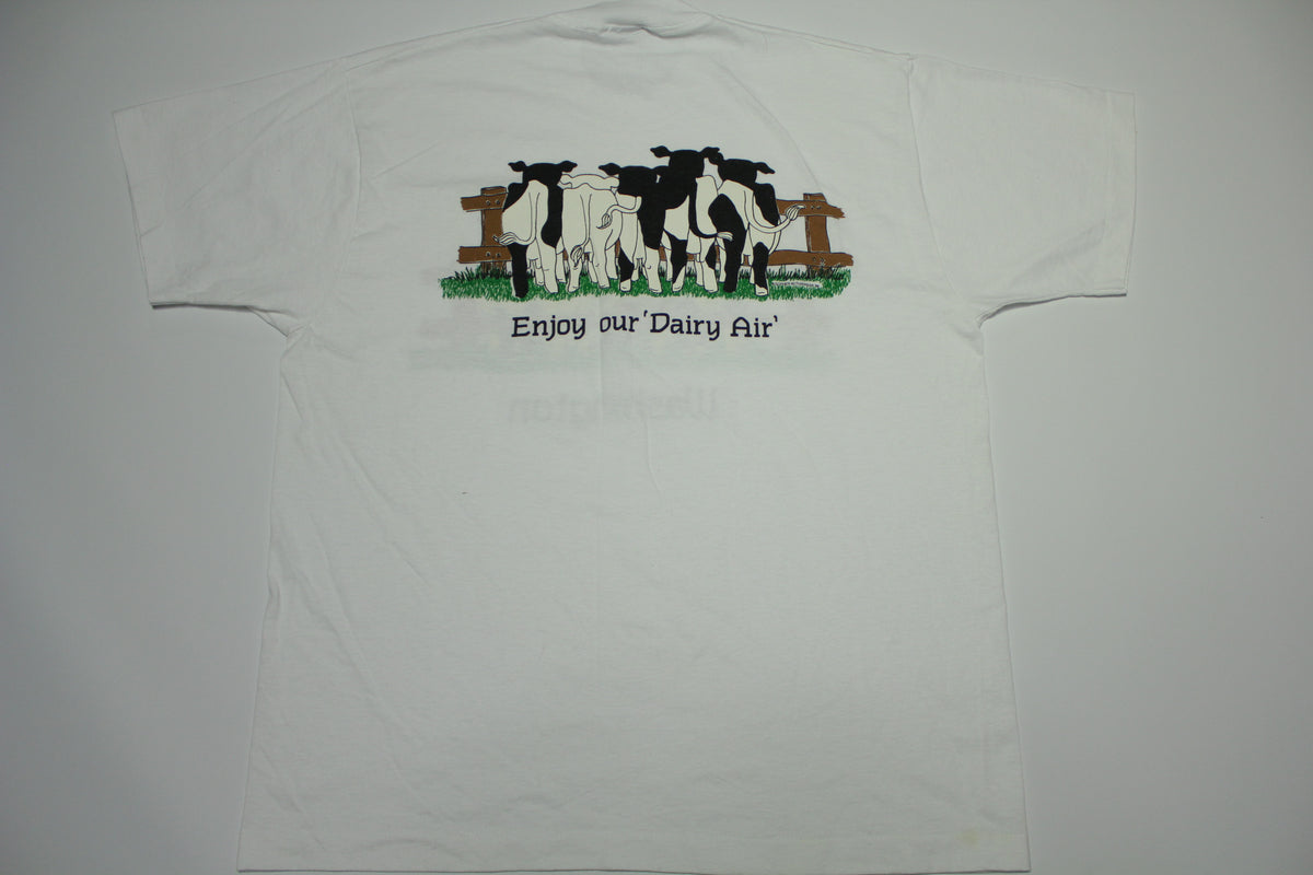 Washington Cool Cows Vintage 90's Cattle Sunglasses Single Stitch Screen Stars T-Shirt