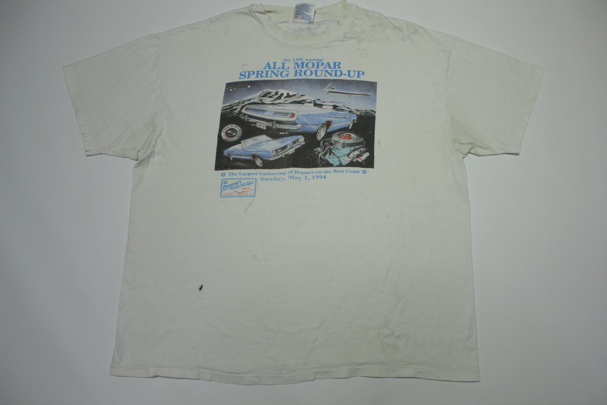 All Mopar 1994 Spring Round Up Seattle Vintage 90's West Coast Unlimited T-Shirt