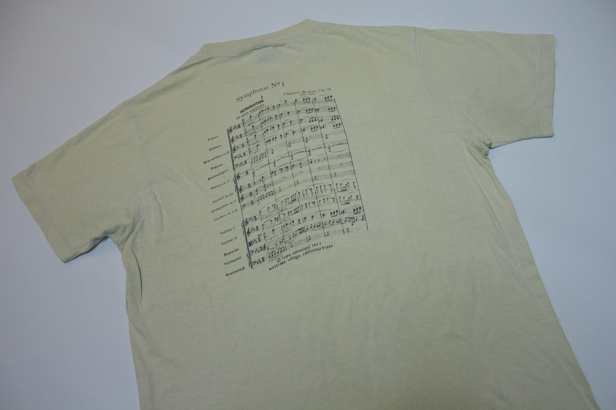 Brams Orchesterbibliothek Symphonie Nr. 1 Vintage 1977 Tops Unlimited 70's T-Shirt