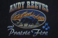 Andy Reeves And Prairie Fire 1993 Vintage 90's Tour Concert Single Stitch Oneita T-Shirt