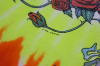 Grateful Dead Space Your Face 1992 Vintage 90s Tie Dye Long Sleeve T-Shirt