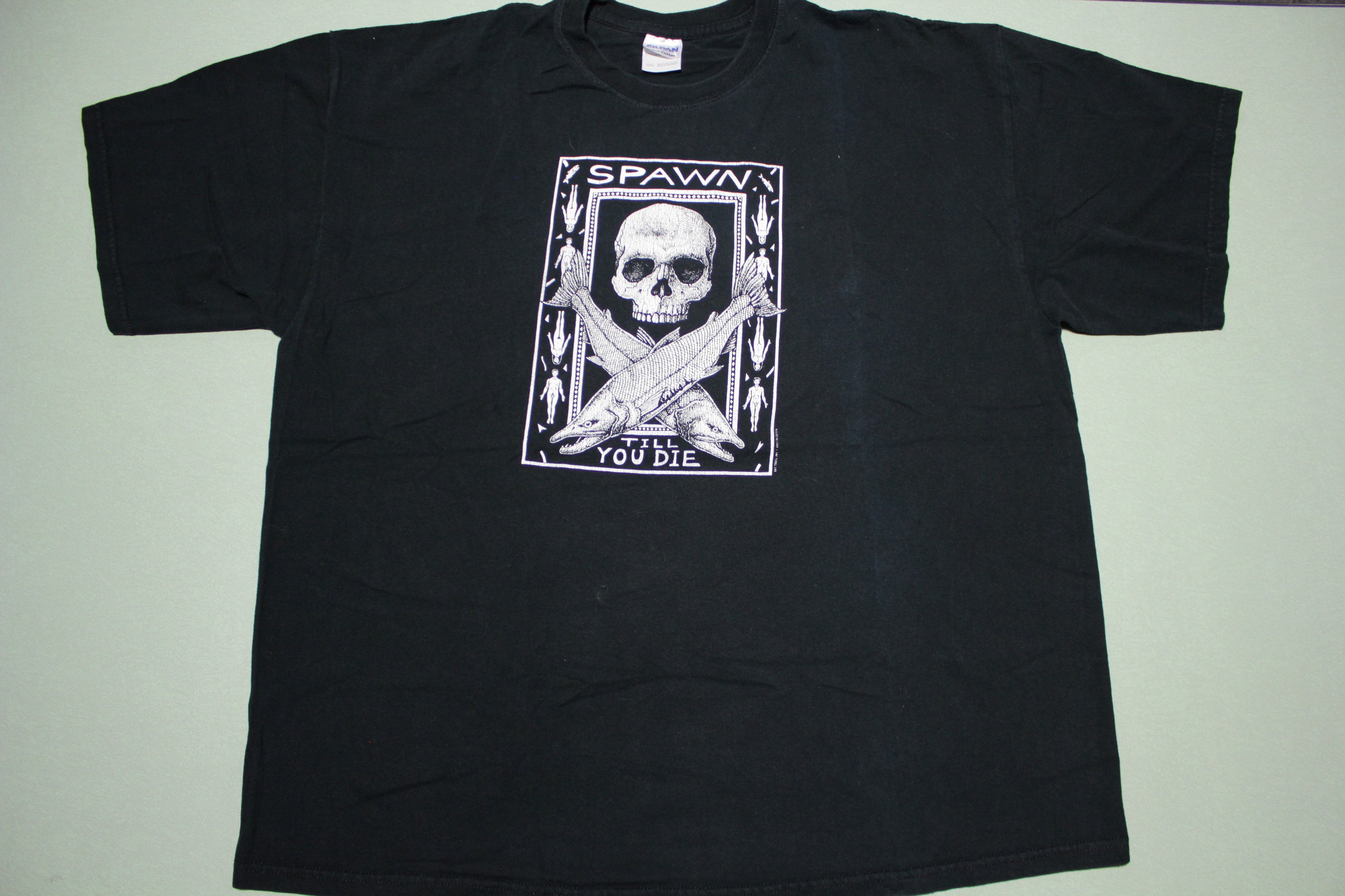 Spawn Till You Die 1987-2007 Ray Troll Graphic Metallica T-Shirt