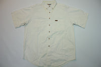 Carhartt S18 WHT Vintage 80's 90's Rugged Outdoor Wear Button Up Work Shirt