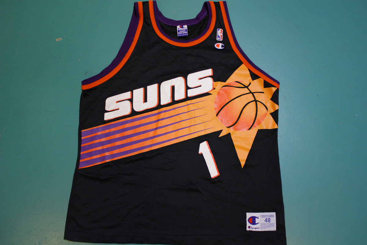 Penny Hardaway #1 1999 Phoenix Suns Basketball Vintage Champion 90's J –  thefuzzyfelt