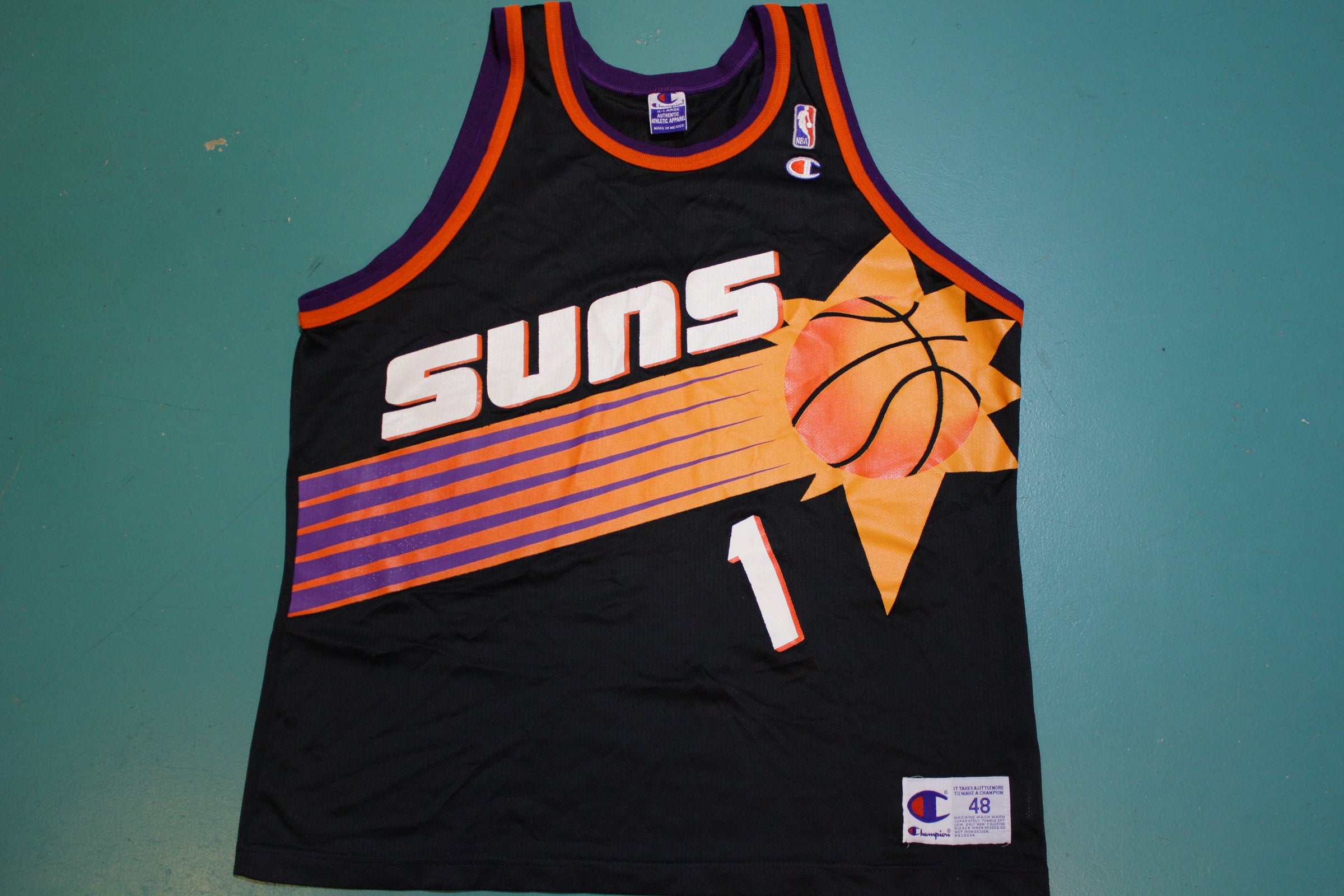Buy NBA Phoenix Suns Basketball Team Vintage 90s Shirt For Free
