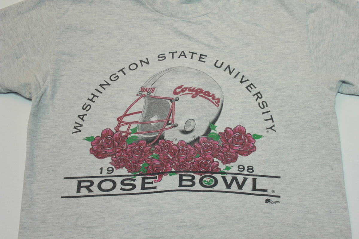 Washington State University WSU 1998 Rose Bowl Vintage 90's Stadium Sports T-Shirt