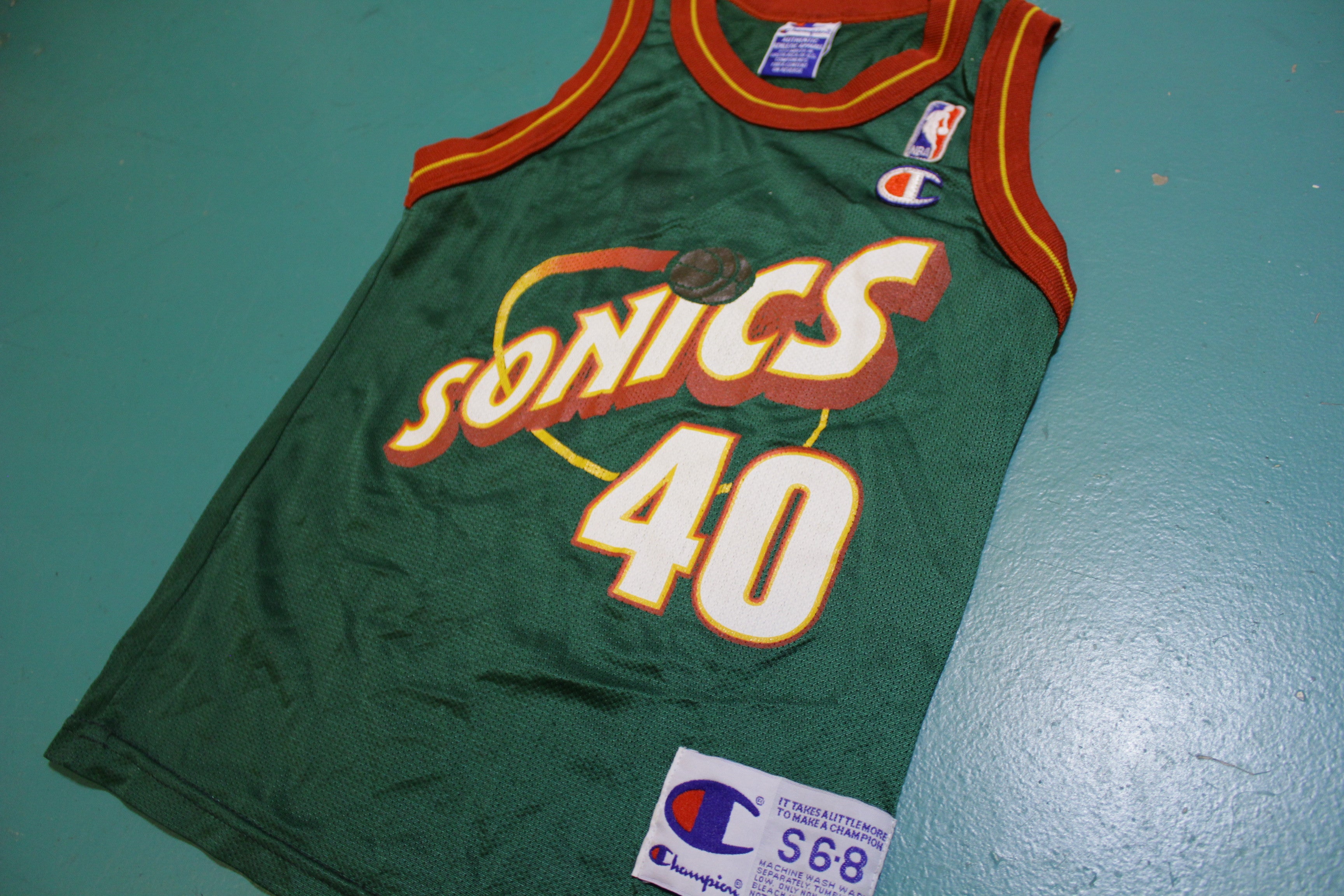 Youth store sonics jersey