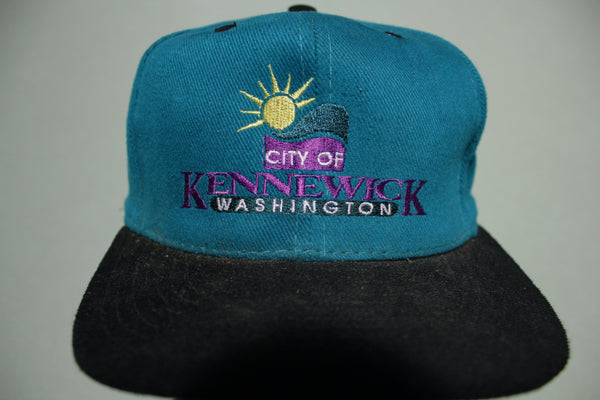 City of Kennewick Washington Vintage 90's Adjustable Back Snapback Hat