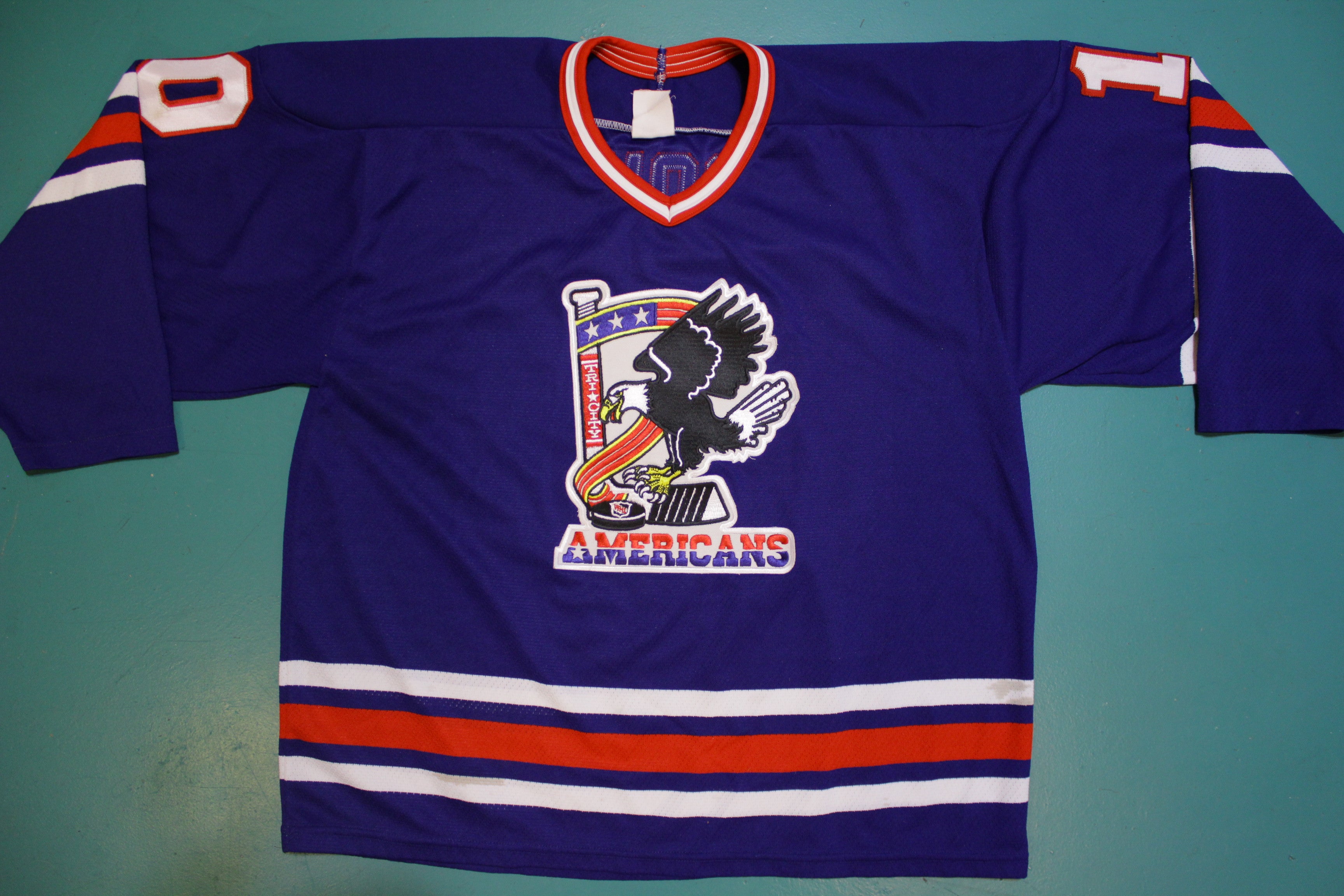 Tri-City Americans Game Worn 1994-95 Robert Petrovicky #10 Hockey