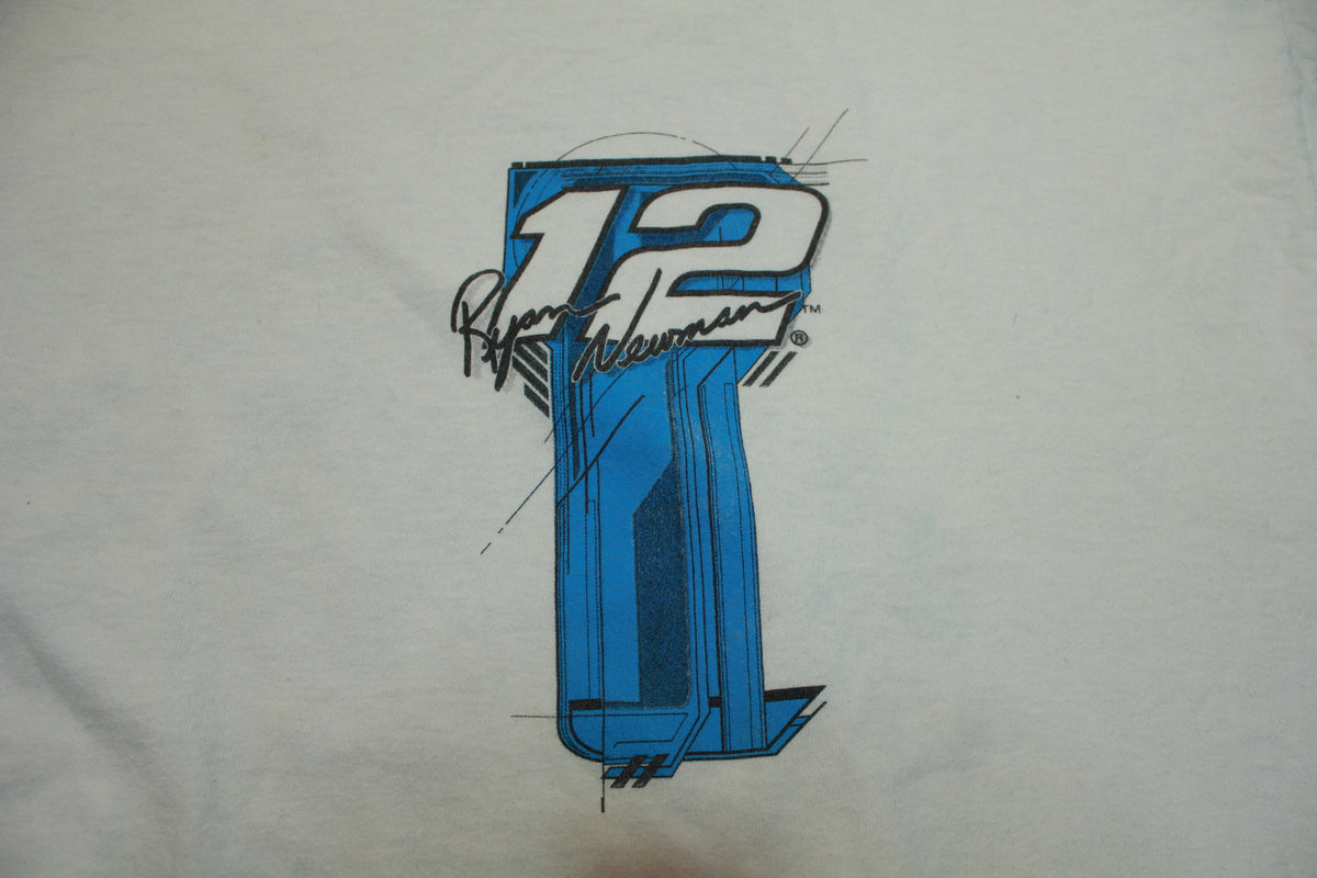Ryan Newman Alltel Penske Racing Vintage Y2K Nascar #12 T-Shirt