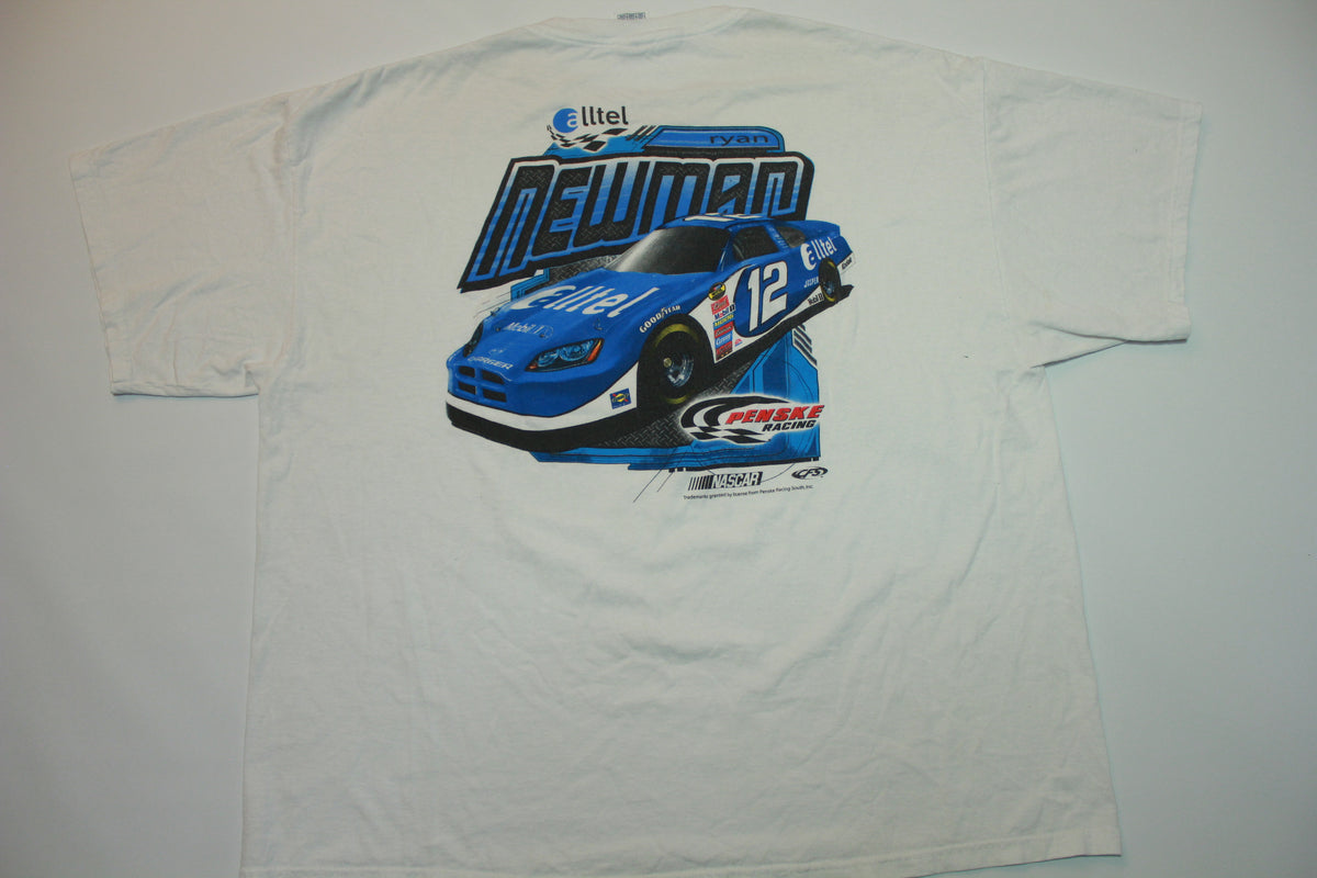 Ryan Newman Alltel Penske Racing Vintage Y2K Nascar #12 T-Shirt