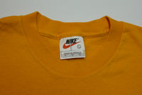 Nike Basic Essential Embroidered Swoosh Check Vintage 90's Bright Orange T-Shirt