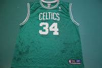 Vintage 90s Nike Boston Celtics Paul Pierce 34 NBA Basketball 