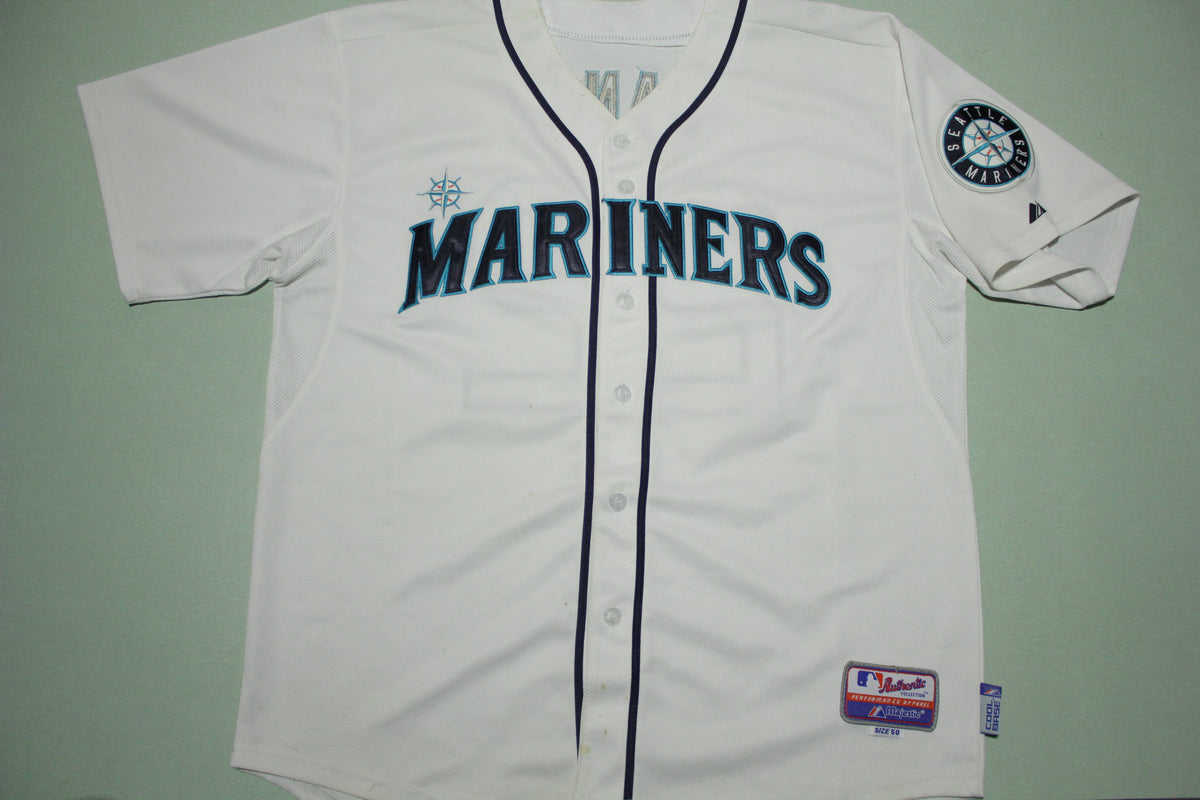 Seattle Mariners Robinson Cano 22 Majestic Cool Base Authentic MLB