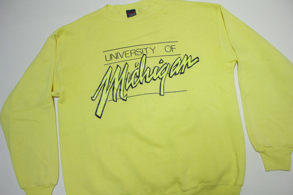 University of Michigan Vintage 80's Jansport Made in USA Crewneck Collegiate Sweatshirt