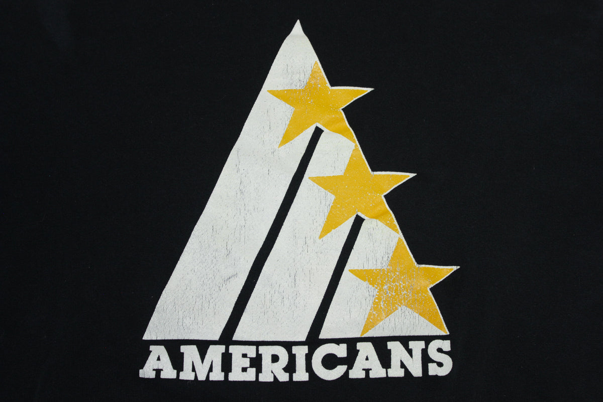 Tri-City Americans Vintage 80's Original Logo WHL Hockey Crewneck Sweatshirt