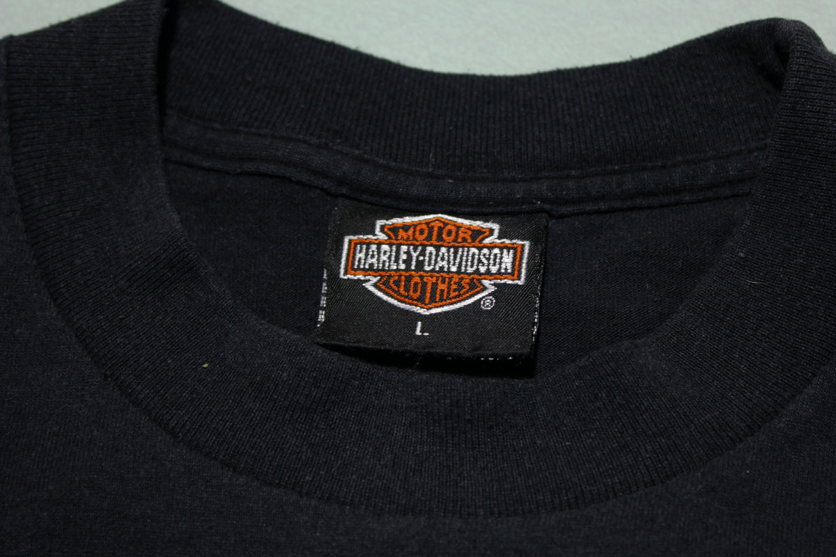 Harley Davidson 1991 Vintage 3D Emblem Native Tribal Dreamcatcher 90's USA T-Shirt