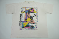 Stretch It Out Vintage 80's Flash Dance Jane Fonda Aerobics Vintage New Wave T-Shirt