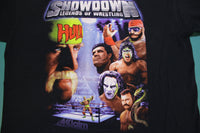 Showdown Legends of Wrestling PS2 Game Vintage Hulk Hogan Andre T-shirt