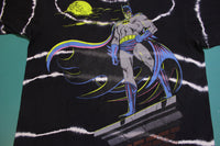 1989 DC Comics Batman Tie-Dye Moon 80's T-shirt Vintage Single Stitch Tee