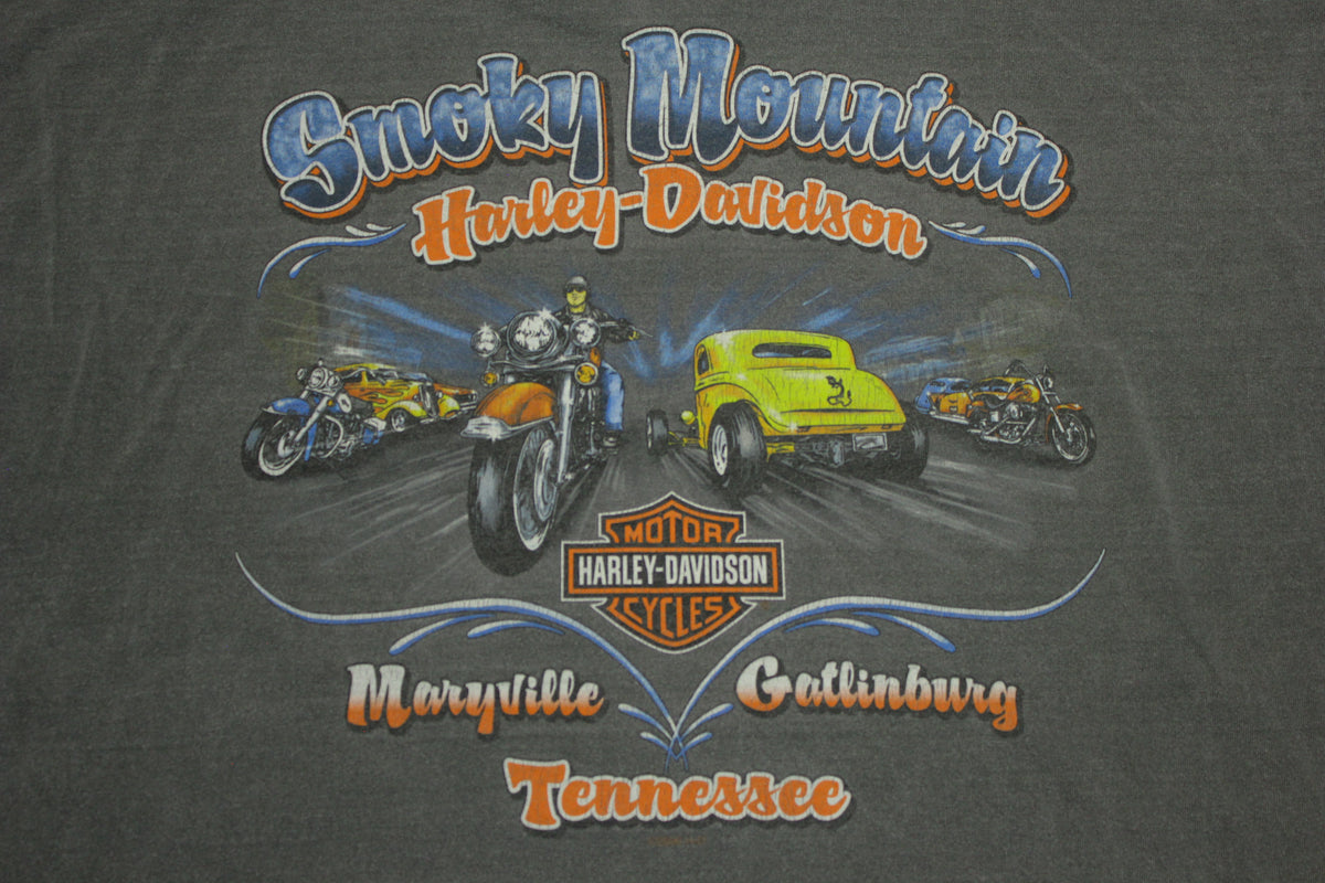Harley Davidson Harley Tennessee Vintage Single Stitch USA Made Motorcycle T-Shirt