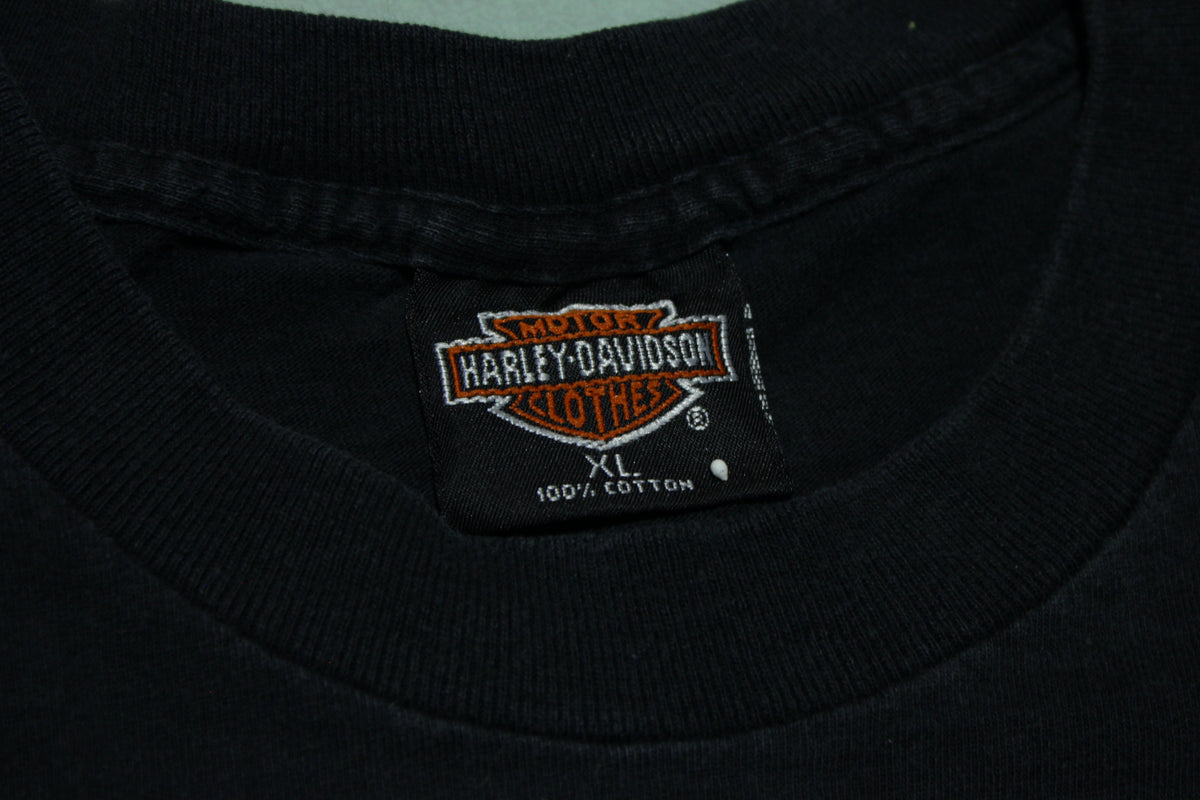 Harley Davidson Legends Live Roam Vintage 1991 90's Single Stitch USA Made T-Shirt