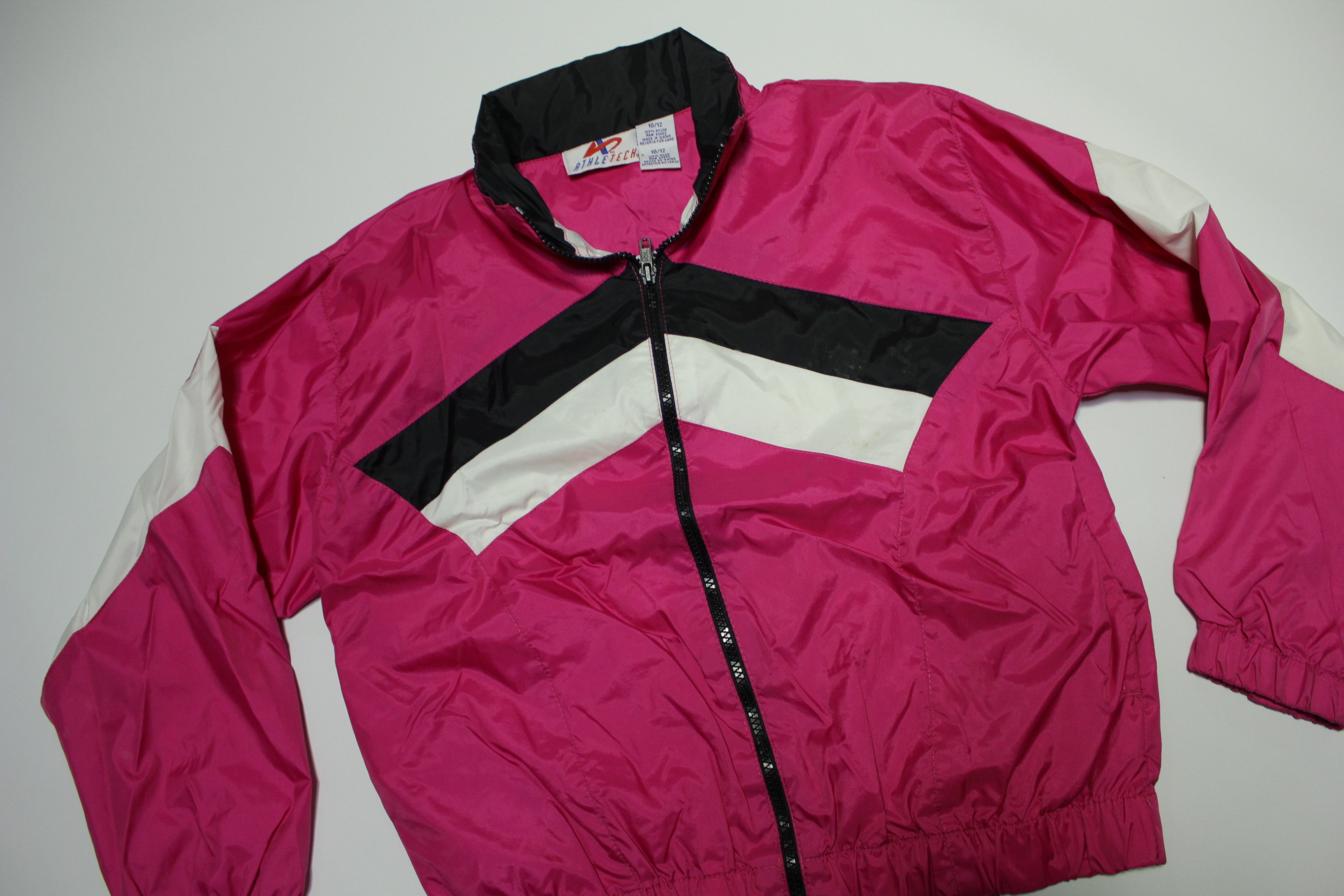 Bright hot sale pink windbreaker