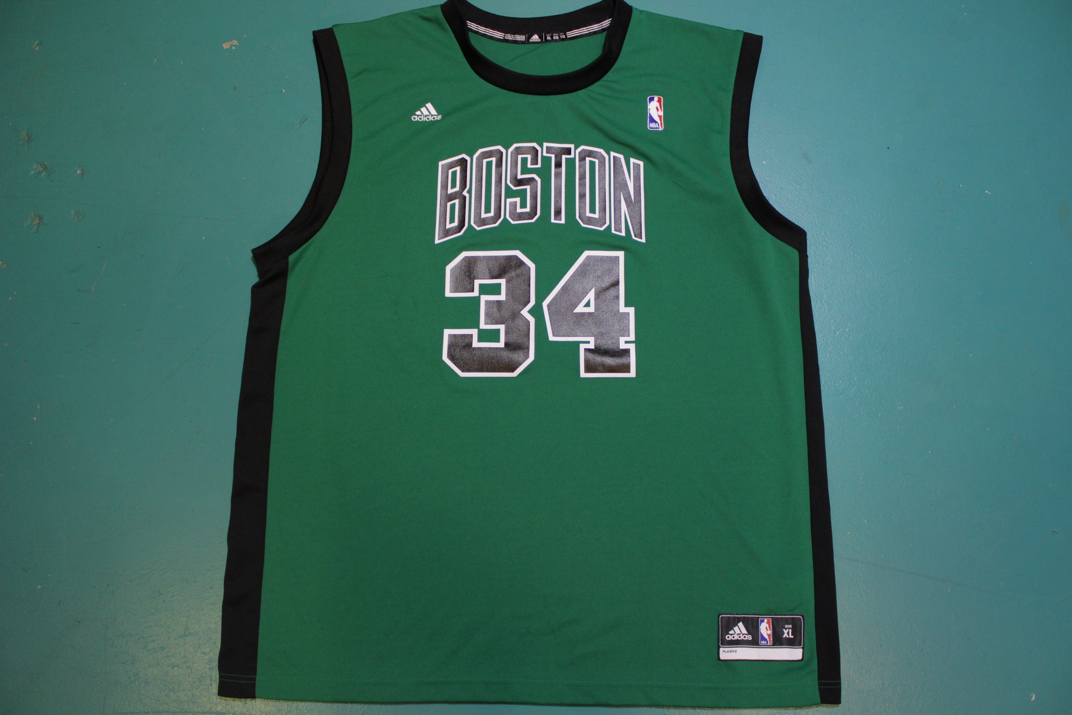 Boston Celtics Paul Pierce Reebok Basketball Jersey #34 Vintage
