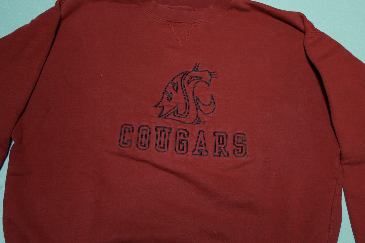 WSU Washington State Cougars Vintage 90's Gear For Sports Big Cotton Sweatshirt
