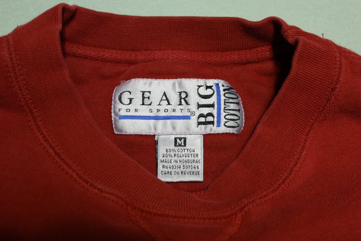 WSU Washington State Cougars Vintage 90's Gear For Sports Big Cotton Sweatshirt