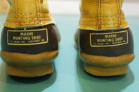 Vintage LL BEAN LOUNGER MAINE HUNTING SHOE SLIP-ON DUCK BOOTS Sz 6 Made IN USA